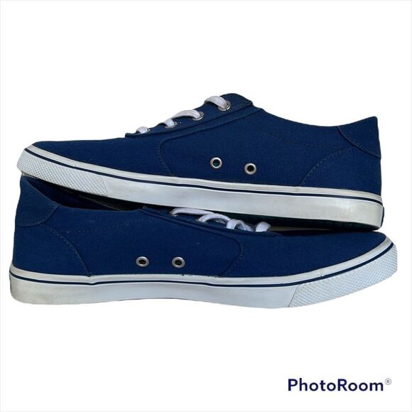 DC Dark Blue Sneakers Size 7 - Picture 9 of 12